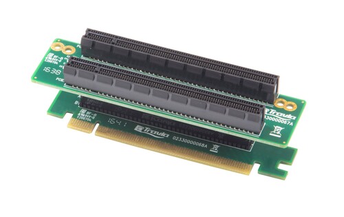 PCIe X16 to Dual X8 Riser Card產品圖